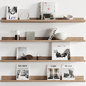 095 Decor on shelves 01 books and neutral 00 - Декоративный набор - 3D модель - фото 3