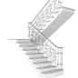 Лестница в классическом стиле.Classic Modern interior stair - Лестницы - 3D модель - фото 6