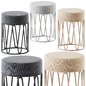 Outdoor Stool Lagarto by iSimar / Круглый стул - Стулья - 3D модель