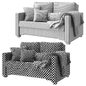 IKEA BACKSEDA БЭККСЕДА 2-местный диван-кровать, 2 цвета - Диваны - 3D модель - фото 5