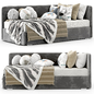 Modern sofa bed1 - Кровати - 3D модель - фото 2