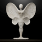 Butterfly Sculpture Italian Statuario marble - Скульптуры - 3D модель - фото 2