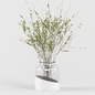 Bouquet Collection 04 - Decorative Branches in Glass Vases - Букеты - 3D модель - фото 2