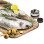 fresh fish with vegetables and herbs - Еда и напитки - 3D модель - фото 2