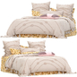 Adairs Sunrise Tufted Apricot Quilt Cover - Кровати - 3D модель