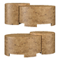Rondel Burl Wood Veneer - Столы - 3D модель