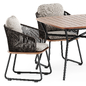 Denia dining armchair and Denia dining table by Weishaeupl - Стол + стул - 3D модель - фото 2