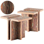 Rivelo Side Table by Portego - Столы - 3D модель