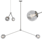 Modo Pendant 2 Globes Polished Nickel and Clear Glass - Подвесной - 3D модель