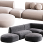 Sofa from collection corona #8 - Диваны - 3D модель - фото 2