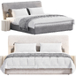 Bonaldo True bed - Кровати - 3D модель - фото 2