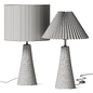 Rafine Living Craft Wooden Table Lamp - Настольный - 3D модель - фото 3