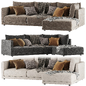 Build Your Own Melbourne Sectional - Диваны - 3D модель