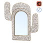 The Cactus Sea Shell Mirror White Bazar Bizar - Зеркала - 3D модель