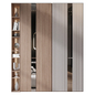 Modern luxury wooden bookshelf GHS-2403 - Шкафы - 3D модель