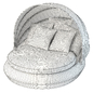 BALI DAY BED WITH CANOPY - Другая мягкая мебель - 3D модель - фото 5