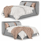 Кровать Юна от Диван ру / Yuna bed by divan ru - Кровати - 3D модель