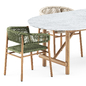 Kilt Dining armchair by Ethimo and Ayana table by Bebitalia - Стол + стул - 3D модель - фото 2