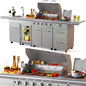 Газовый гриль кухня BBQ SICILIA - Барбекю и гриль - 3D модель - фото 2