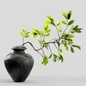 Branches in vases 10 - Букеты - 3D модель