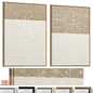 Wabi-Sabi Abstract Neutral Textured Wall Art C-1021 - Багеты - 3D модель