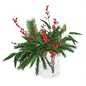 Christmas Bouquet Faux Juniper & Berry Bundle - Букеты - 3D модель - фото 3