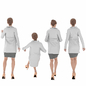 Woman Doctor in 04 Poses - Живые существа - 3D модель - фото 3