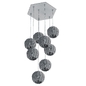 Solaris Chandelier in Brass And Rattan - Подвесной - 3D модель - фото 6