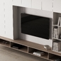 501 tv wall kit 11 modern minimal living room zone with cabinets - ТВ стенка - 3D модель - фото 5