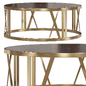 Gold Roman Numeral Coffee Table Eichholtz Baccarat - Столы - 3D модель - фото 2