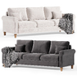 Atifah 85 Upholstered Sofa - Диваны - 3D модель