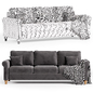 Atifah 85 Upholstered Sofa - Диваны - 3D модель - фото 5