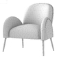 John Lewis Swoon Ellington Chair - Кресла - 3D модель - фото 3
