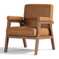 Arnee Wooden Upholstered Armchair - Кресла - 3D модель - фото 3