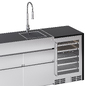 Fesfoc Outdoor Kitchen Island Krakatoa Grill - Кухни - 3D модель - фото 2