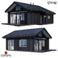 Modern house v83 - Здание - 3D модель