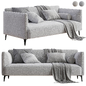 Boconcept Modena Two Seater Sofa - Диваны - 3D модель - фото 3