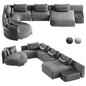 OASI Sofa - Диваны - 3D модель - фото 4