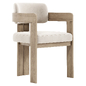 Teador Chair, Lori Table - Стол + стул - 3D модель - фото 2