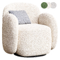 Кресло поворотное Теоп Bucle White Divan.ru - Кресла - 3D модель