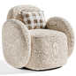 Teop Swivel Armchair, Теоп Кресло - Кресла - 3D модель - фото 3