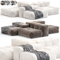 Pixel Sofa By Saba Italia - Диваны - 3D модель