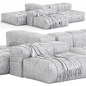 Pixel Sofa By Saba Italia - Диваны - 3D модель - фото 6