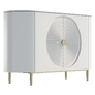 Living Room Cream Floor Sideboard - Тумбы, комоды - 3D модель - фото 4
