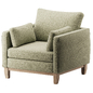 Modern Farmhouse Loose Pillow Armchair - Кресла - 3D модель - фото 3