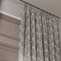 Draped Linen Curtains with Roman blinds - collections 004 - Шторы - 3D модель - фото 5