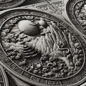 FB1025 Stone inscription coverings | 3MAT | PBR | Seamless - Камень - 3D модель - фото 7
