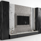 tv wall 05 - ТВ стенка - 3D модель - фото 2