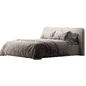 Legend bed with lifting mechanism gray 2 - Кровати - 3D модель - фото 3