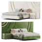 Double Bed - Кровати - 3D модель